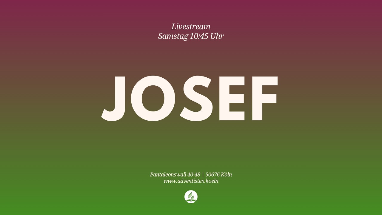 Josef - Livestream aus dem Adventhaus Köln-Mitte